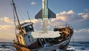【AI视频】小破船🚢还在海上飘摇 火箭🚀已点火升空~